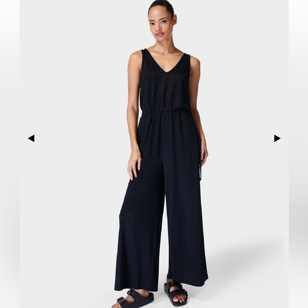 Sweaty Betty Cruise Cupro Jumpsuit- XS